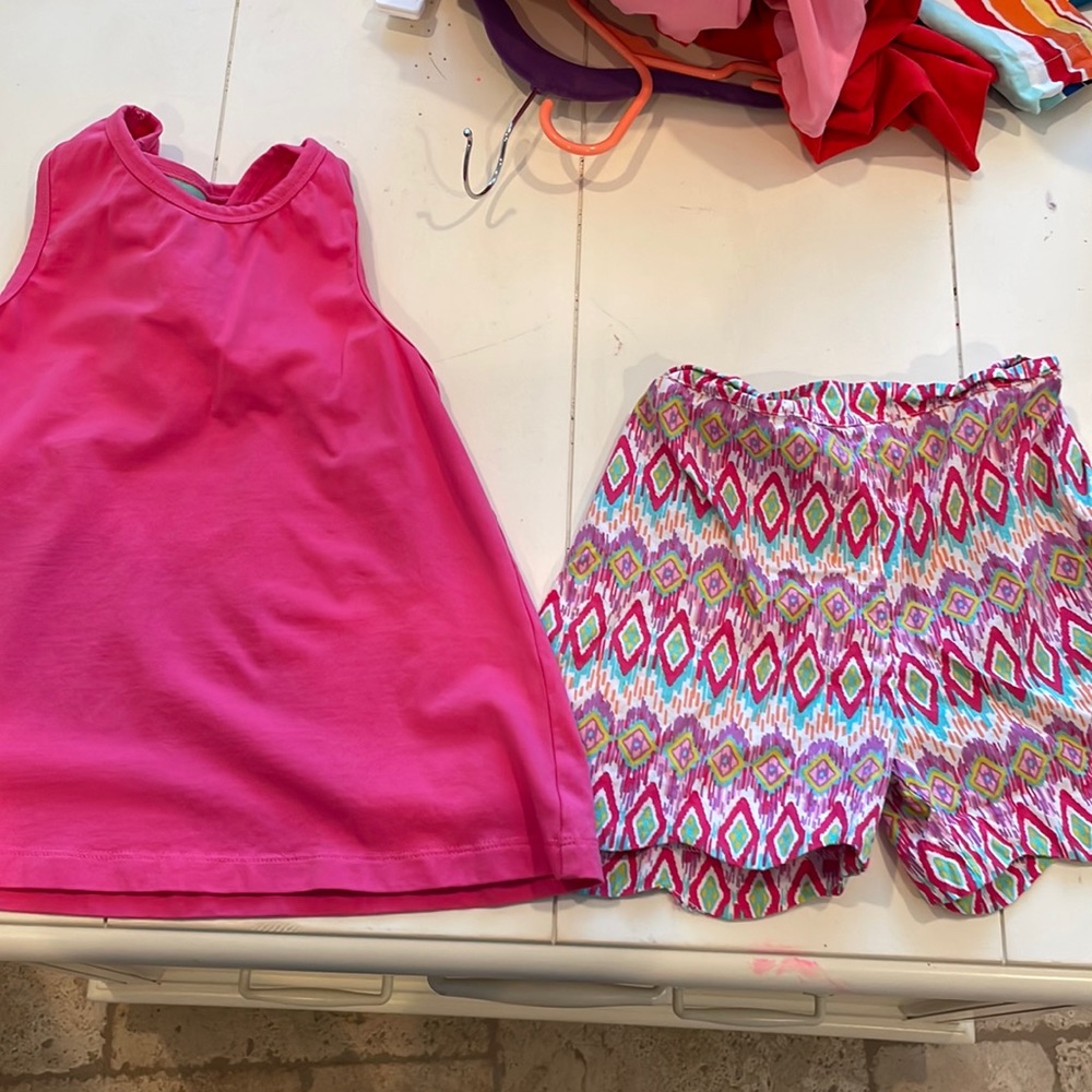 100% cotton shorts and swing top set
